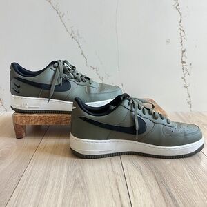 Nike Air Force 1 Low '07 Olive Black Double Swoosh